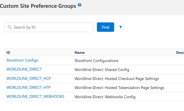 The image above shows where to select the ID to be configured